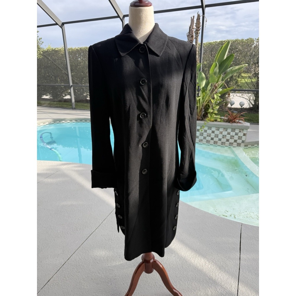 Zelda Trench coat Button Front Vintage Classic Women's Sz 10 Maximalist